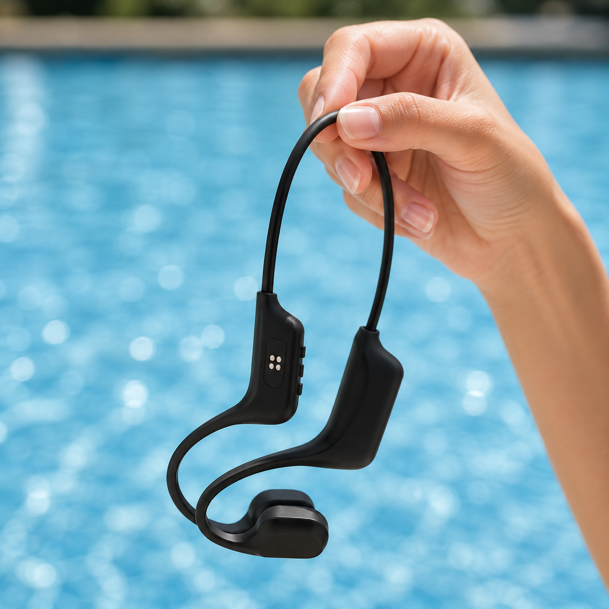 Glyde E8 Pro — Open-Ear Bone Conduction Swimming Headphones