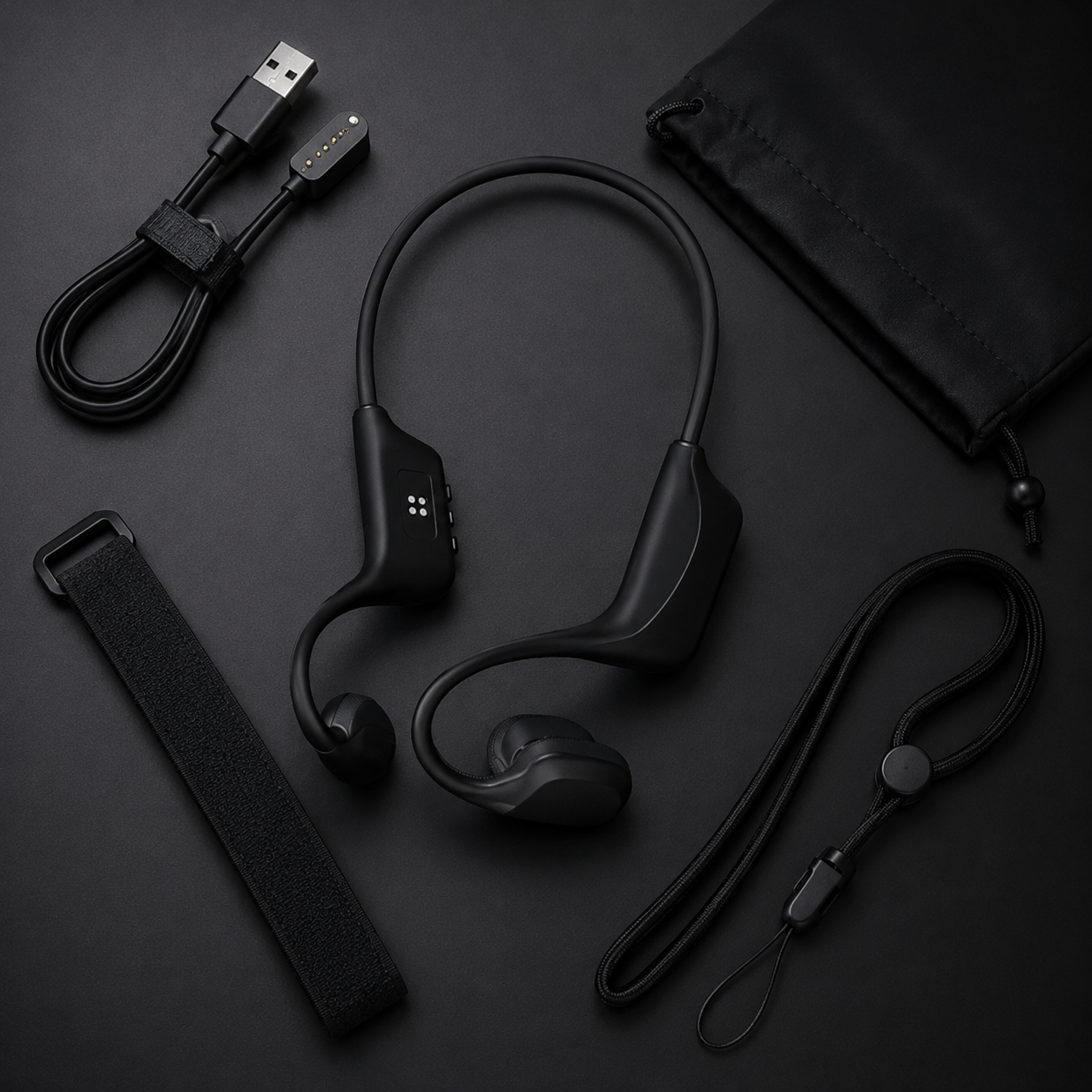 Glyde E8 Pro — Open-Ear Bone Conduction Swimming Headphones
